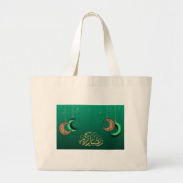 Ramadan Theme Tote-väska Jumbo Tygkasse