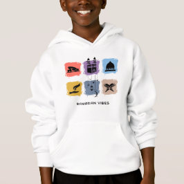 Ramadan Vibes Hoodie för barn | ANPASSADE SVG T Shirt