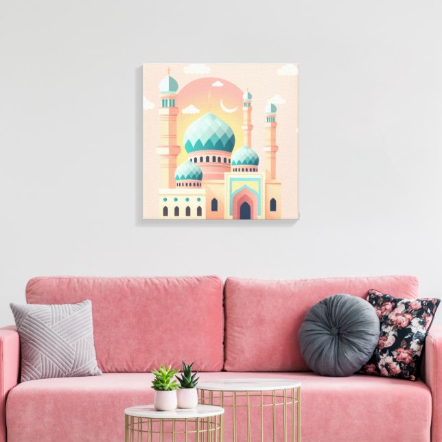 Ramadanfirande Väggtryck  Canvastryck (Insitu (Vardagsrum))