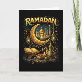 Ramadans gyllene nätter helgkort