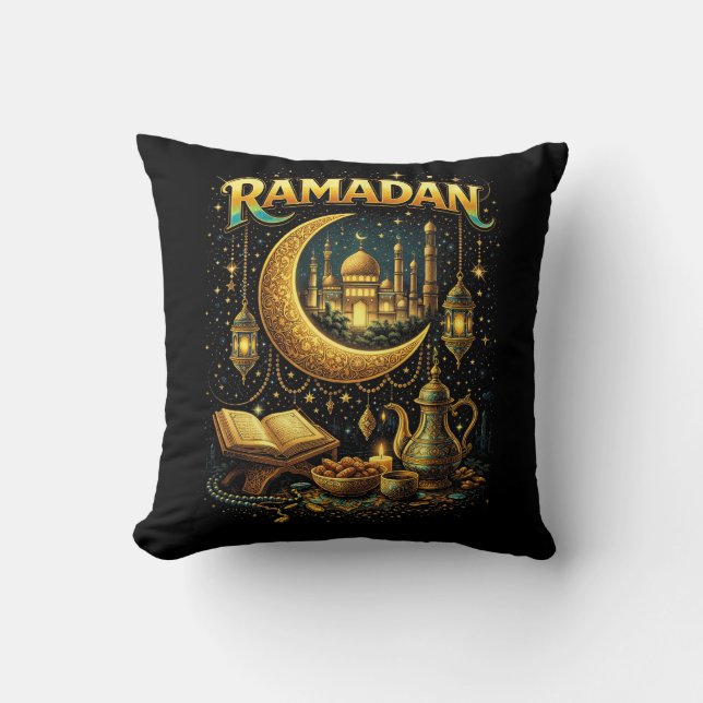 Ramadans gyllene nätter kudde (Framsida)