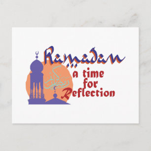 Ramadantid för reflektion vykort