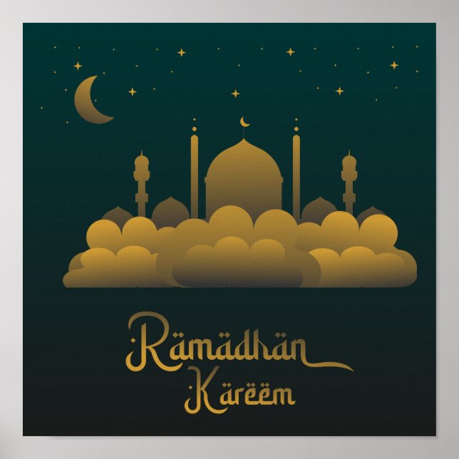 ramadhan kareem poster utskrift (Framsidan)