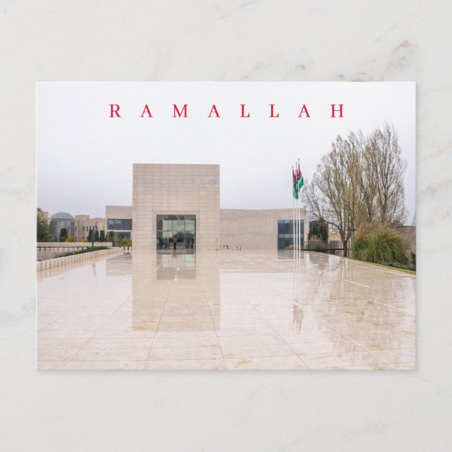 Ramallah Arafat Mausoleum vyvykort Vykort (Framsida)