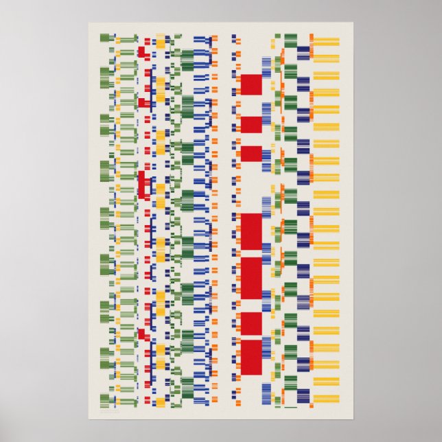 Ramanujan numbers Pattern  Poster (Framsidan)