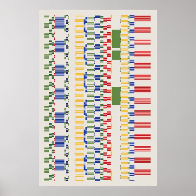 Ramanujan Numbers Pattern  Poster (Framsidan)