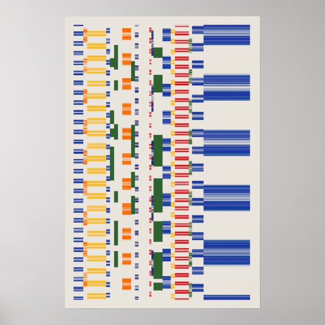 Ramanujan numbers Pattern  Poster (Framsidan)
