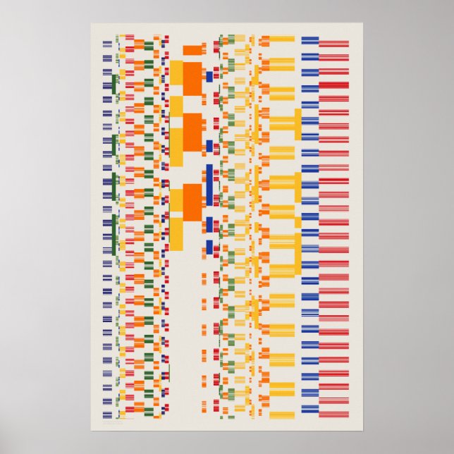 Ramanujan-nummer Mönster  Poster (Framsidan)