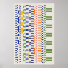 Ramanujan-nummer Mönster Poster