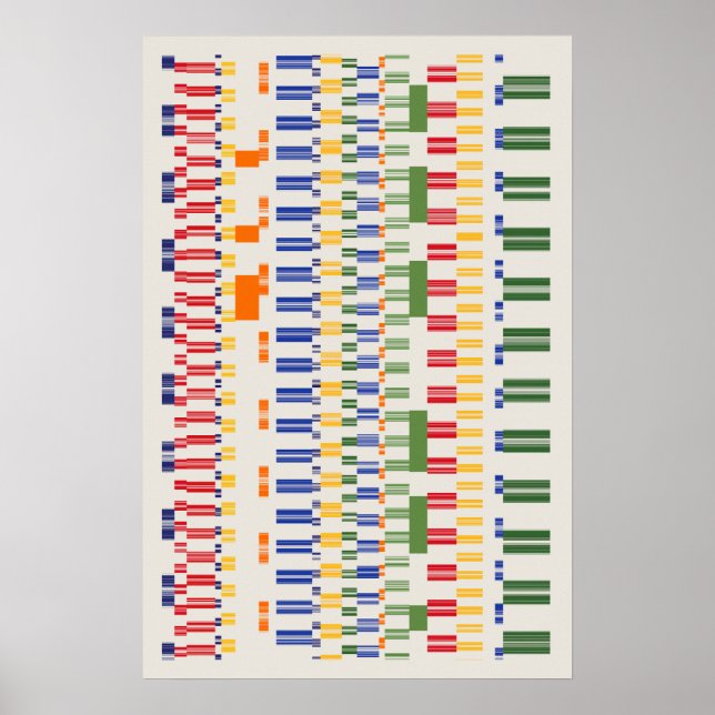 Ramanujan-nummer Mönster  Poster (Framsidan)