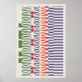 Ramanujan-nummer mönster poster