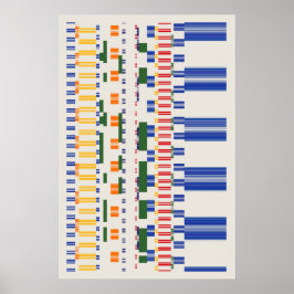 Ramanujan-nummer Mönster Poster