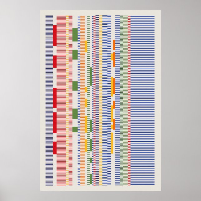 Ramanujan-nummer Mönsterdesign  Poster (Framsidan)