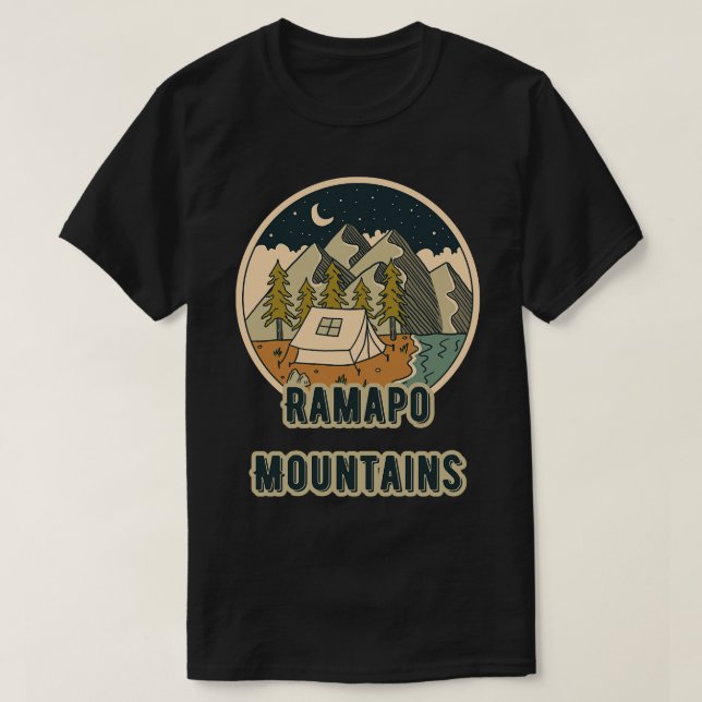 Ramapo-bergen T Shirt (Design framsida)