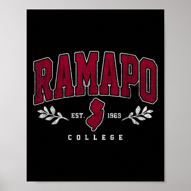 Ramapo Institute of Technology Arch Retro För mana Poster (Framsidan)
