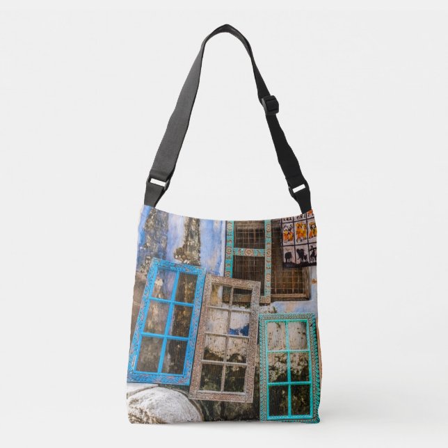 Ramar i färgat fönster axelväska (Framsida)