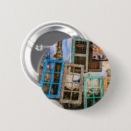 Ramar i färgat fönster knapp