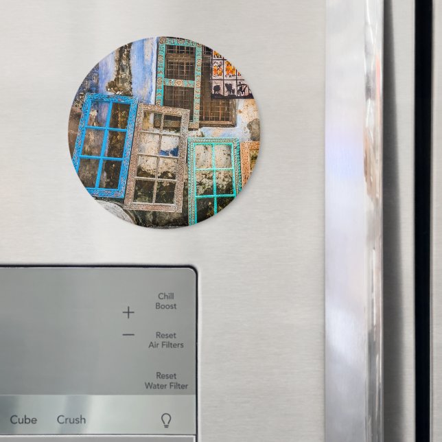 Ramar i färgat fönster magnet (In Situ (Fridge))