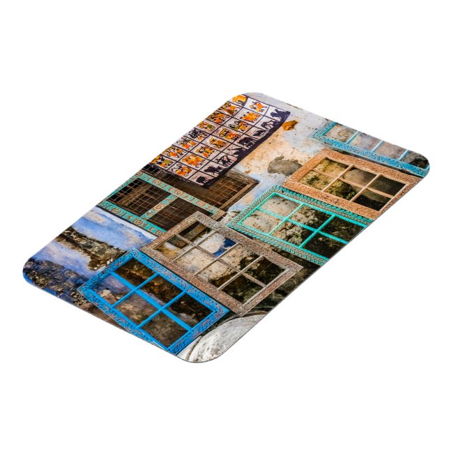 Ramar i färgat fönster magnet (Vänstra Sidan)