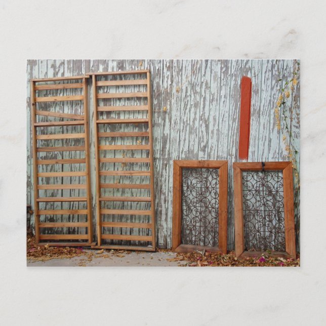 Ramar mot muren vykort (Framsida)