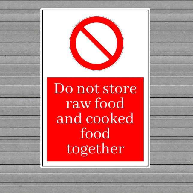 Råmat/kokt livsmedel klistermärken (Skapare uppladdad)