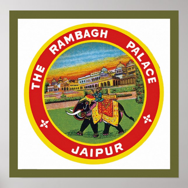 Rambagh Palace Jaipur Poster (Framsidan)