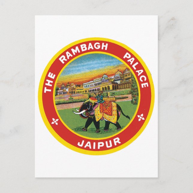 Rambagh Palace Jaipur Vykort (Framsida)