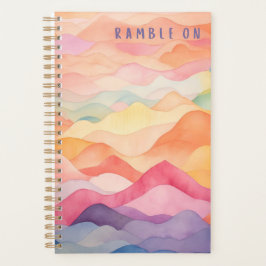 Ramble On Watercolor Planner