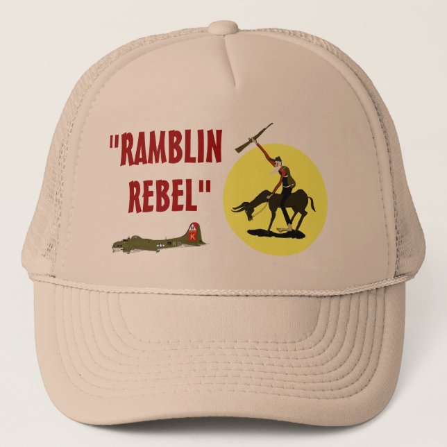 "RAMBLIN, REBEL" TRUCKERKEPS (Framsida)