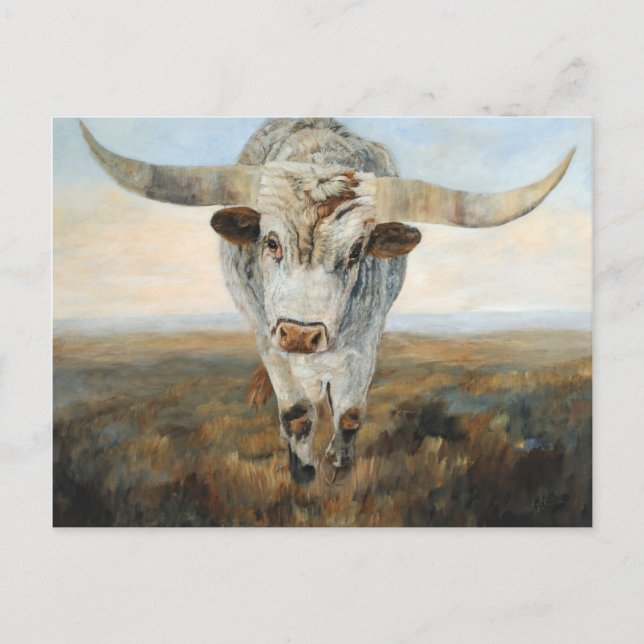 Ramblin'on Cow Vykort (Framsida)