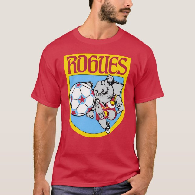 Ramblin'Rogues of Memphis Retro Soccer Shirt Tee Shirt (Framsida)