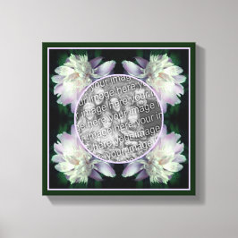Ramblöja Blomma Ram Create Your Own Photo Canvastryck