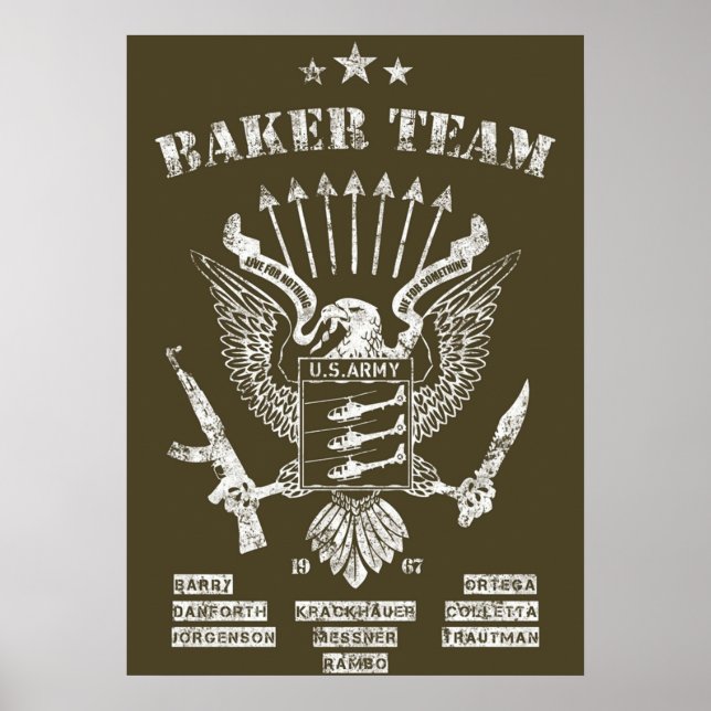 Rambo Baker Team Poster (Framsidan)