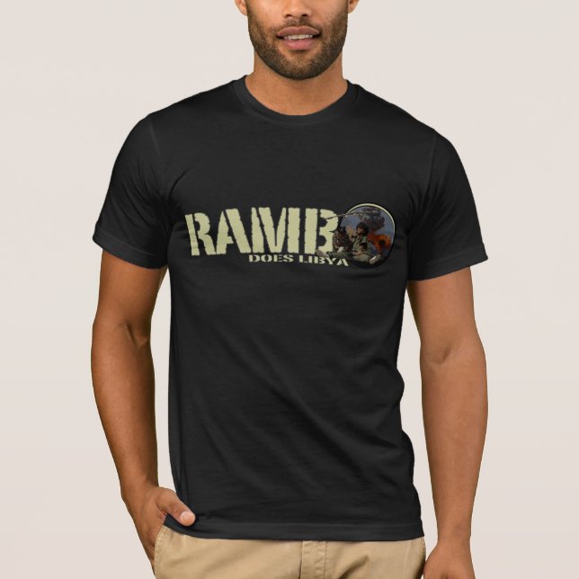 RAMBO GÖR LIBYEN T SHIRT (Framsida)