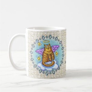 Rambo Kitty Cat Angel-mugg Kaffemugg