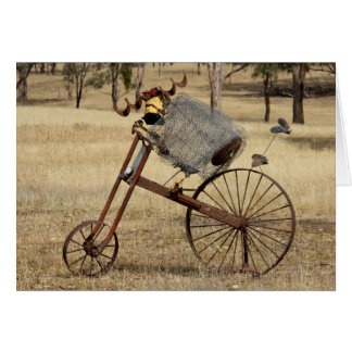 Rambo och fluga hälsningskort