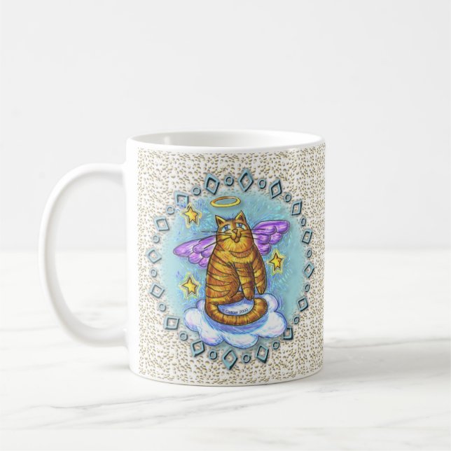Ramboe Kitty Cat Angel  mugg (Vänster)