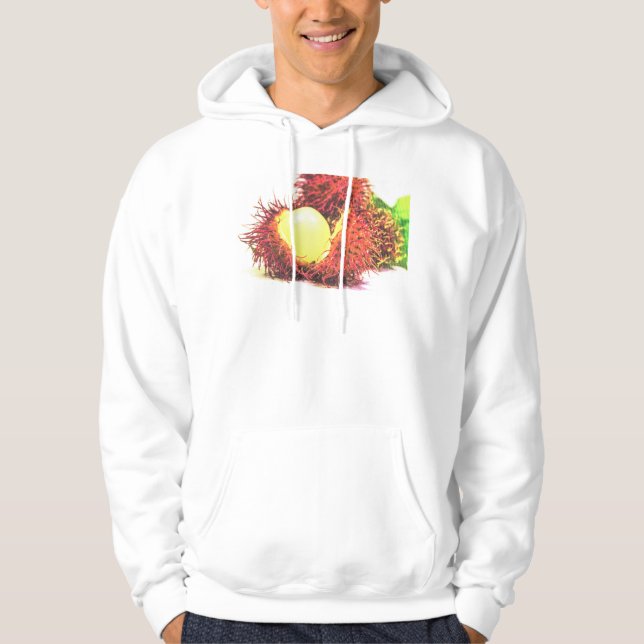 "Rambutan Fruit" Cute Photo. Köp nu Hoodie (Framsida)