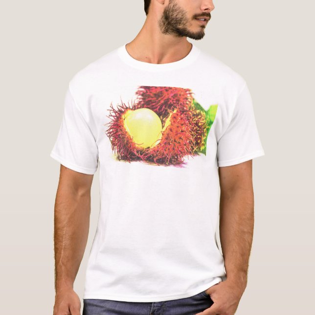 "Rambutan Fruit" Cute Photo. Köp nu T Shirt (Framsida)