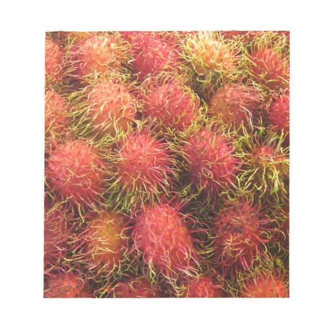 Rambutan Tropical Fruit Anteckningsblock (Framsida)
