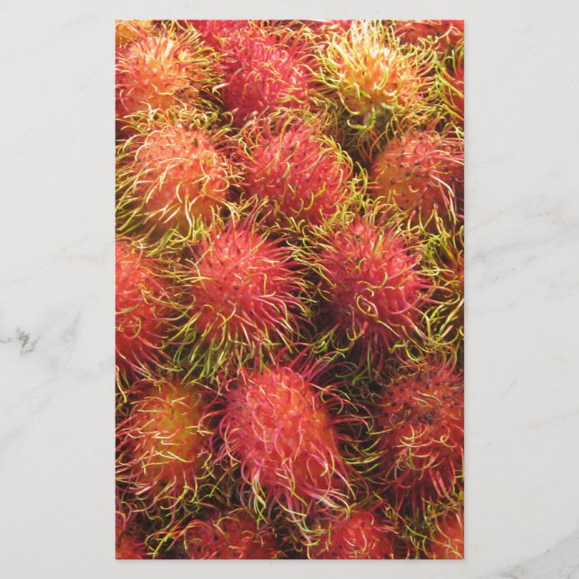 Rambutan Tropical Fruit Brevpapper (Framsida)
