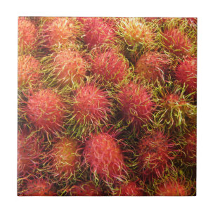 Rambutan Tropical Fruit Kakelplatta