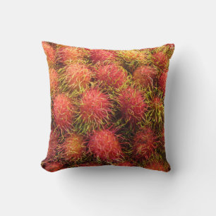 Rambutan Tropisk Frukt Kudde