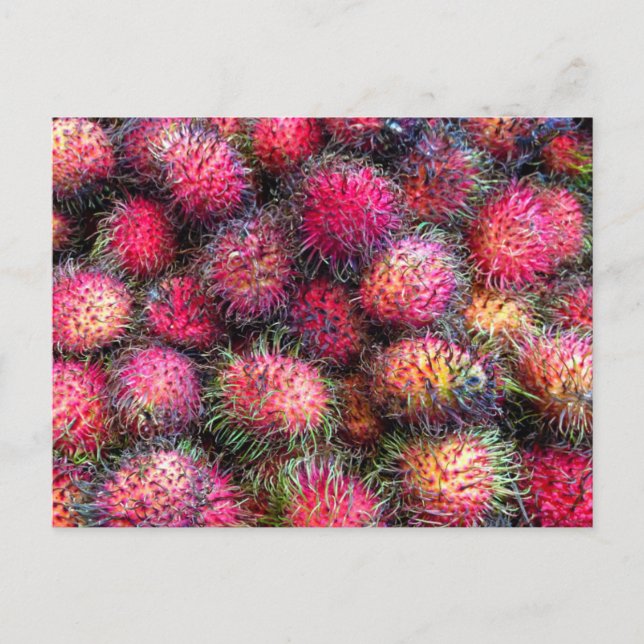 Rambutans fotovykort vykort (Framsida)