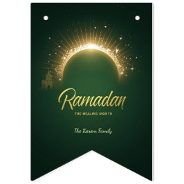 Ramdan Kareem Högtidlighållande Kort Vimplar