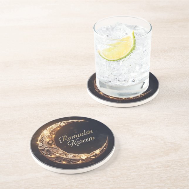 Ramdan Kareem Home decor glass coaster  Underlägg (Sidan)