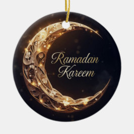 Ramdan Kareem Personalized Holiday  Card Julgransprydnad Keramik