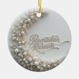 Ramdan Kareem Personligt Julkort Julgransprydnad Keramik