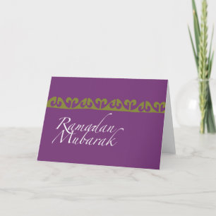Ramdan Mubarak-hälsningskort Kort