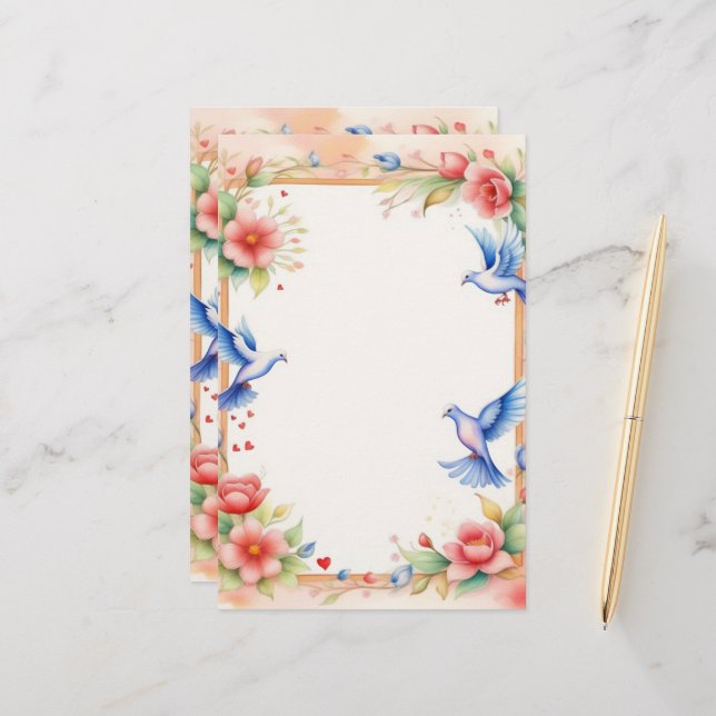 Ramduvor 1 brevpapper (Fram/Back In Situ)